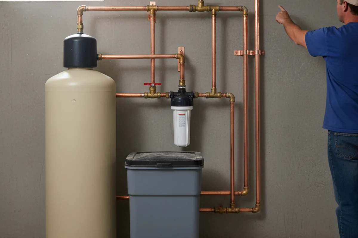 Whole-house water treatment system installed in Atascosa